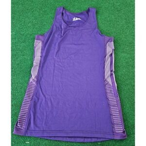 Alleson Athletic Womens Purple Athletic Tank Top Size‎ S Racerback Workout Gym